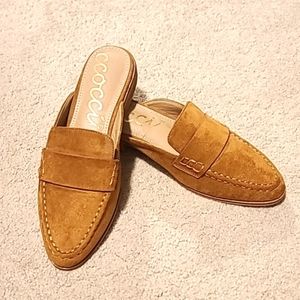 Ccocci brown mule slides